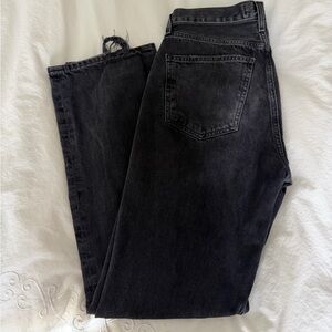 Agolde Black Distressed Jeans